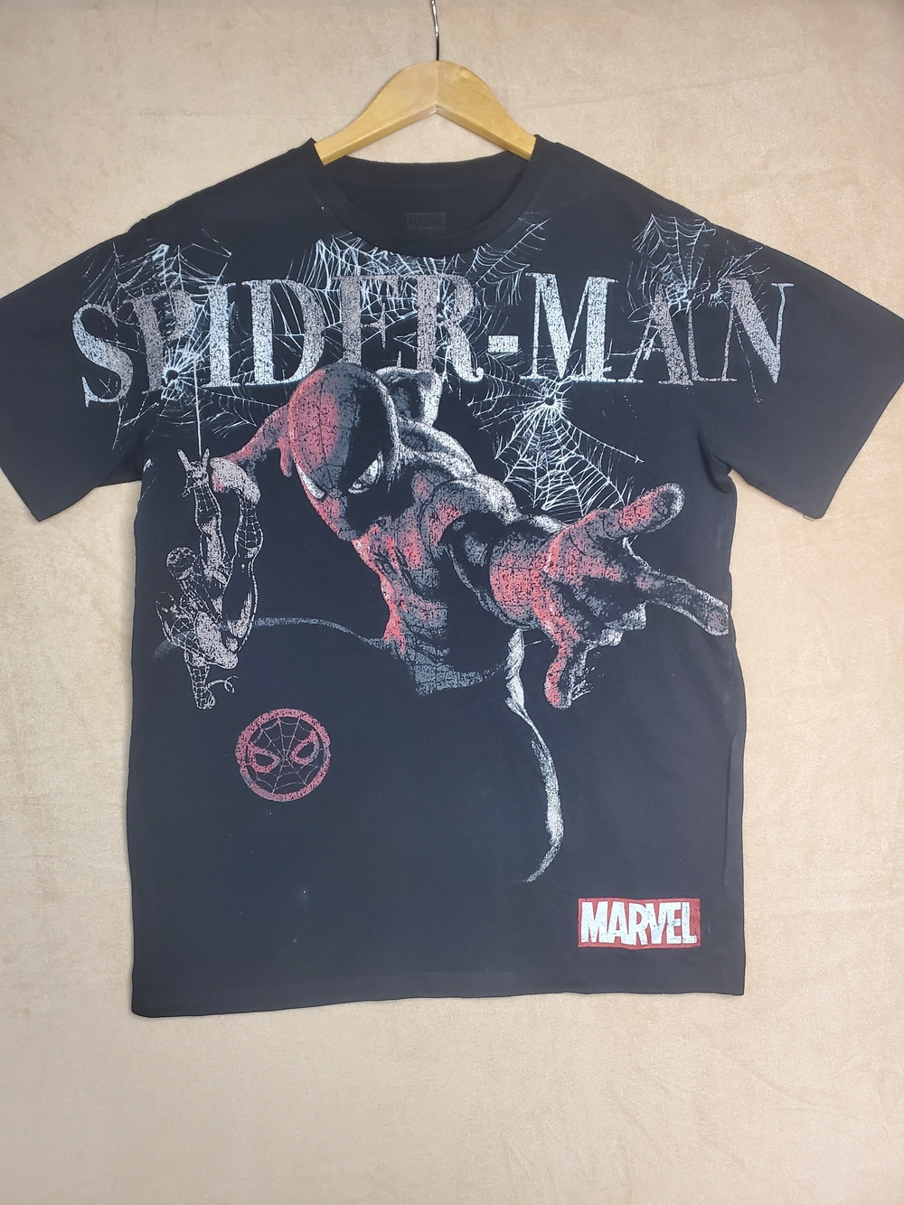 Marvel Spider-Man Graphic Tee - Black & Red